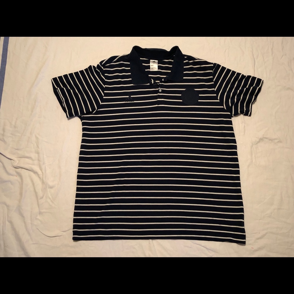 Adidas Chelsea football club polo blue black